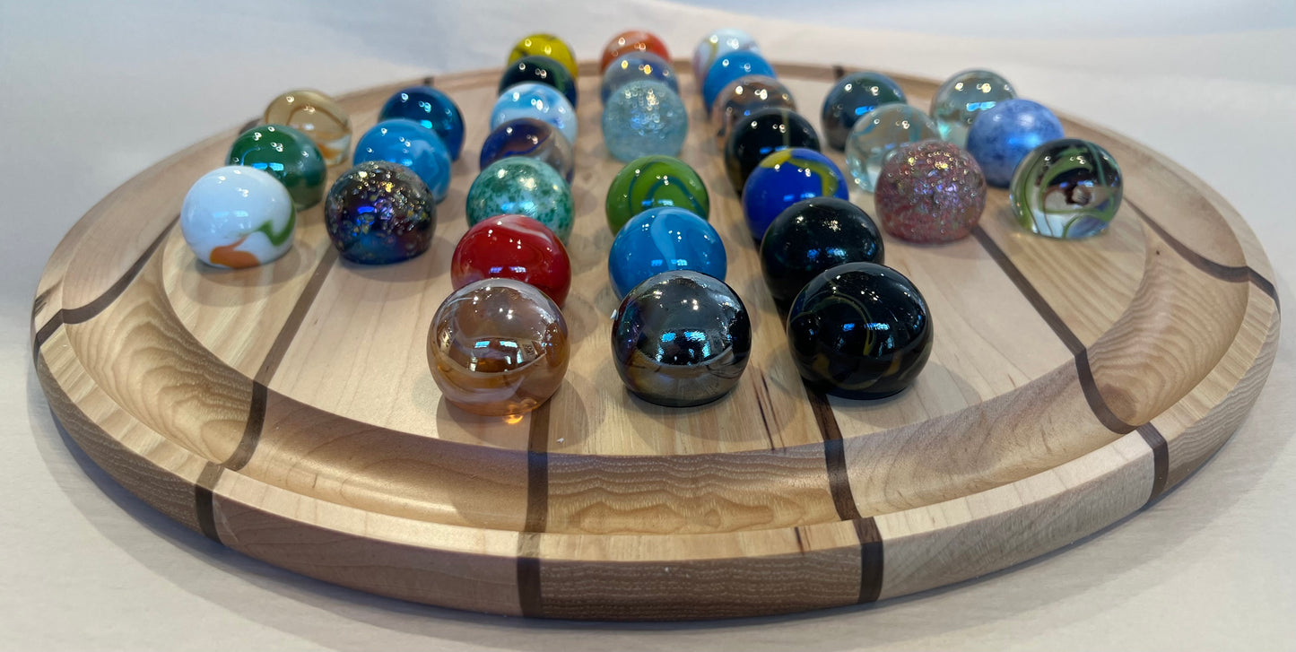 Marble Solitaire 16" by Dirk Olsen