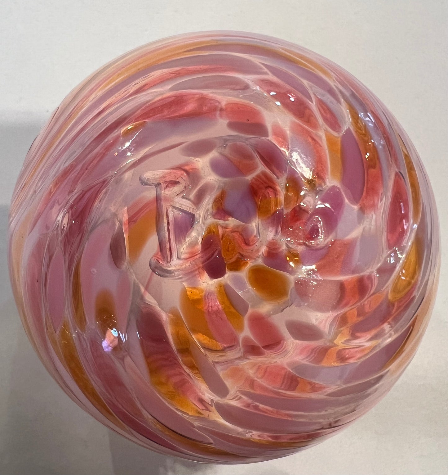 Stemless Wine Glass Pink by Cory Ballis