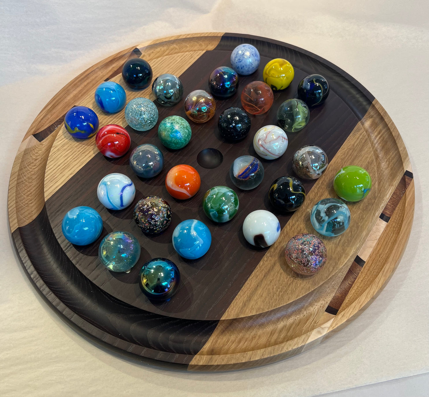 Marble Solitaire 16" by Dirk Olsen