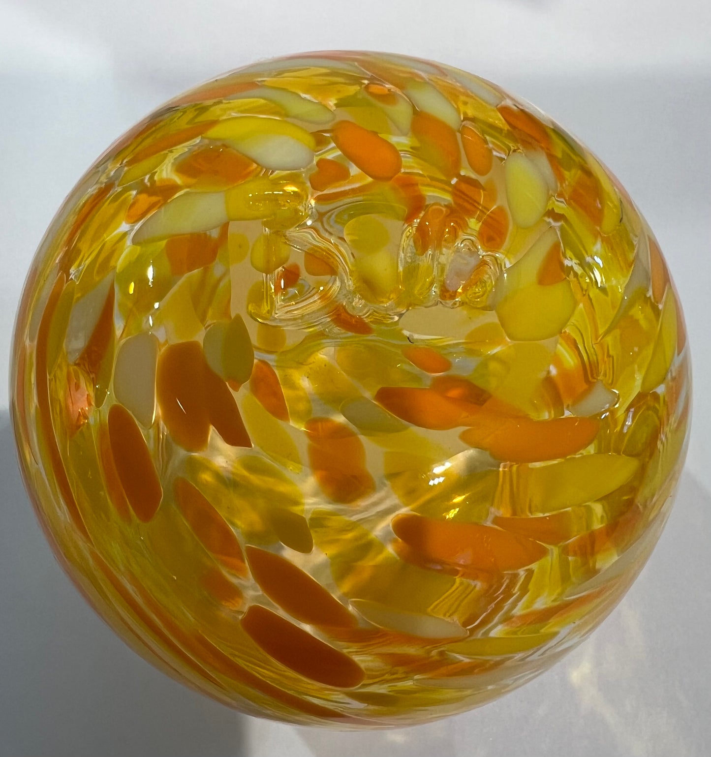 Stemless Wine Glass Yellow by Cory Ballis