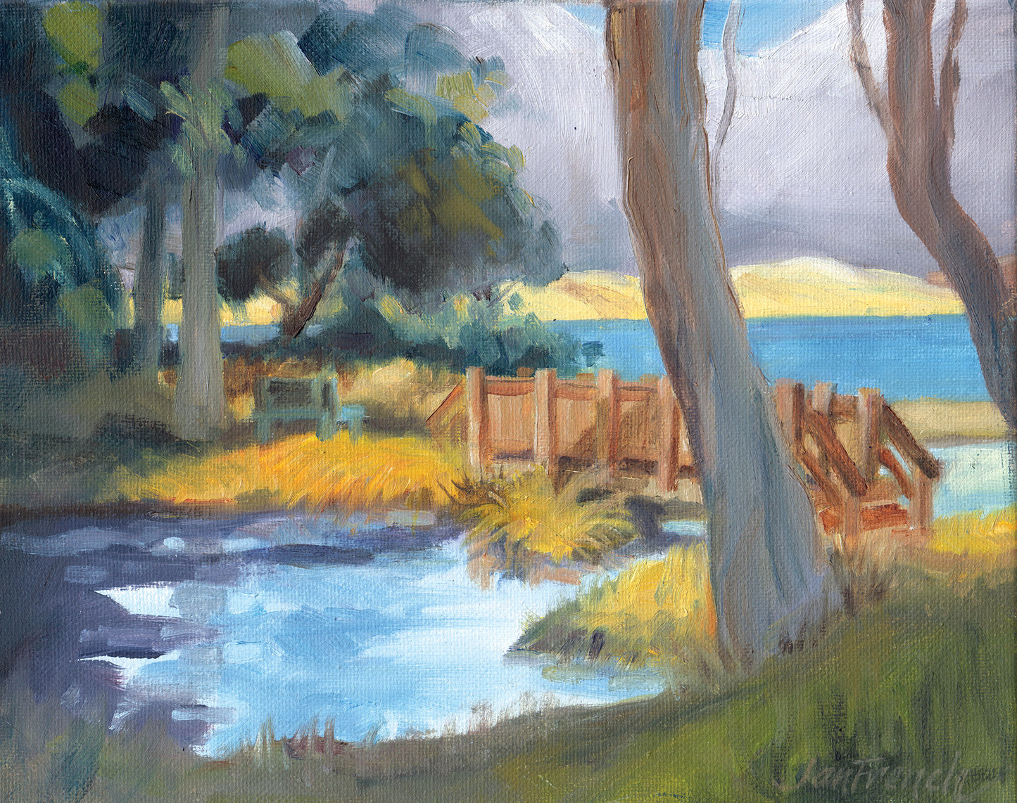 King Tide / Sweetsprings 8x10 by Jan French