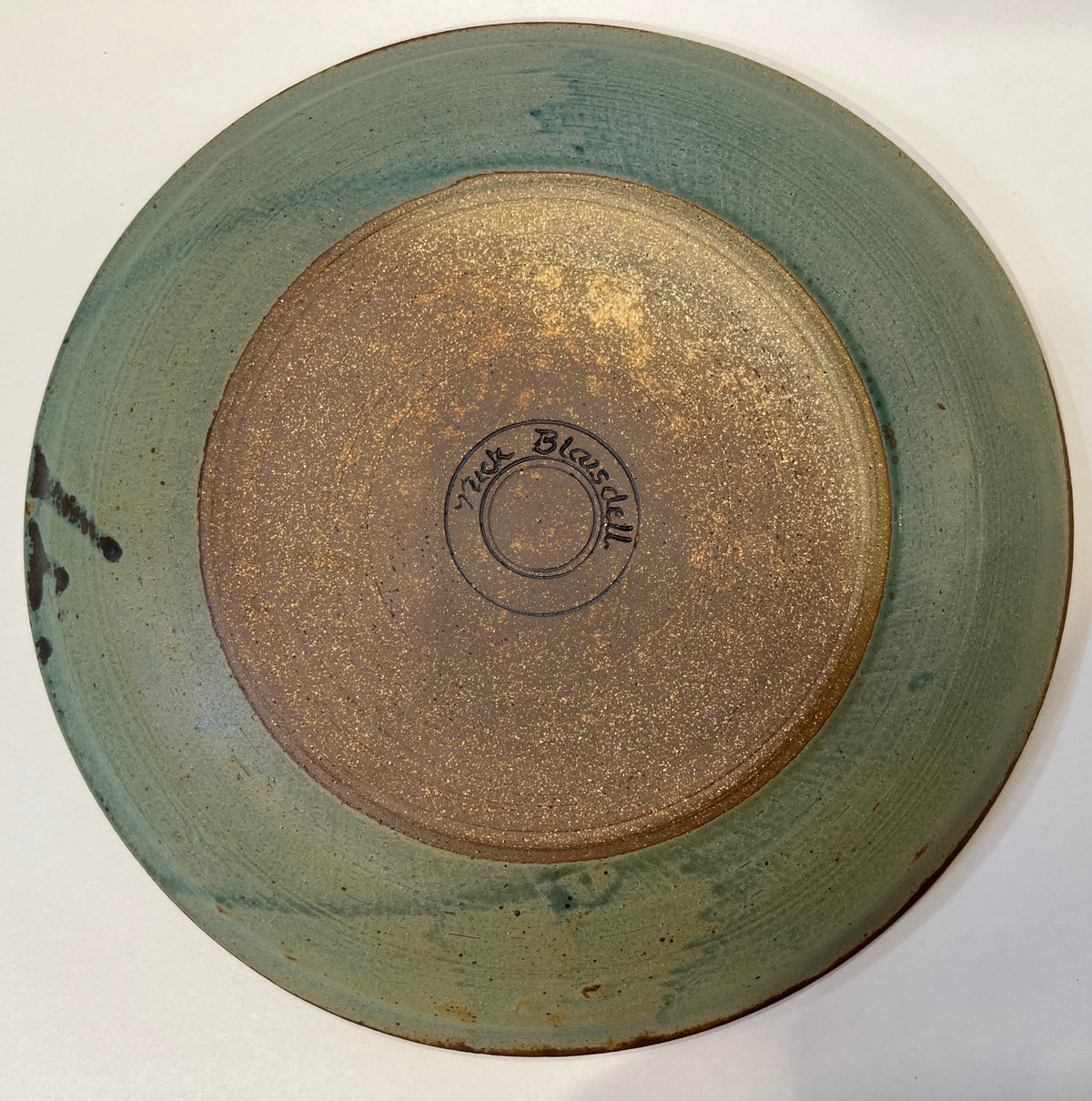 Blaisdell 11" green Plate