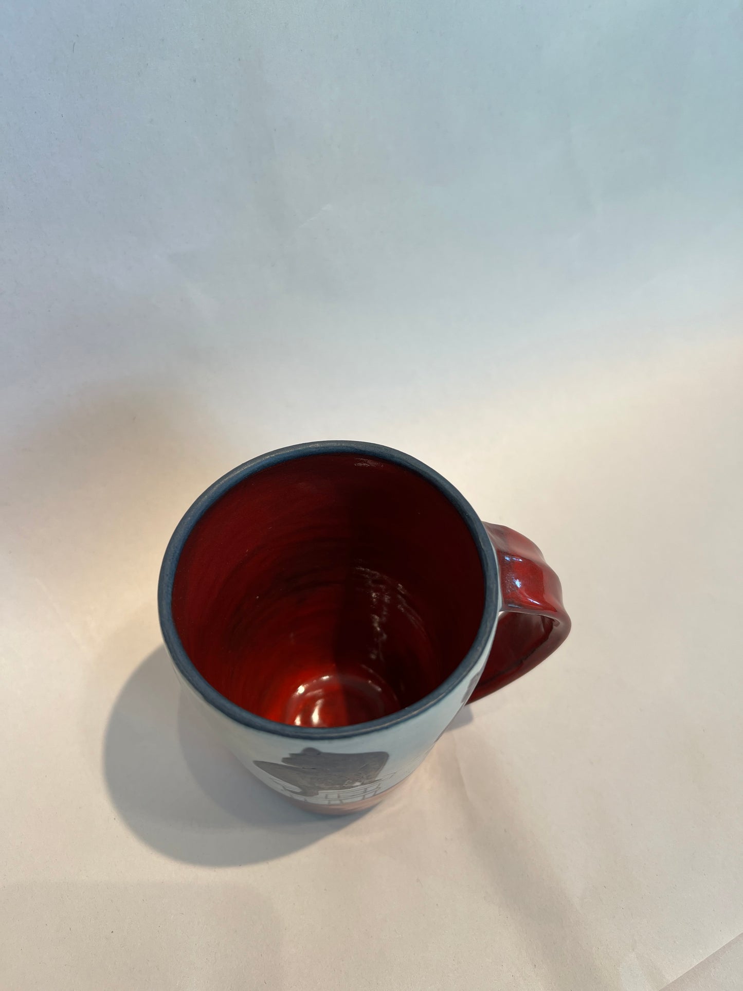 Cats on Cup 5”x3” by Sally Jaffee
