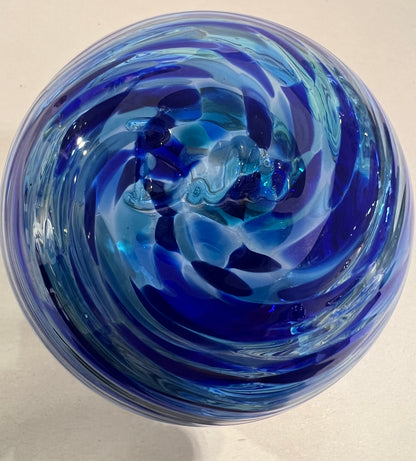 Stemless Wine Glass Cobalt by Cory Ballis