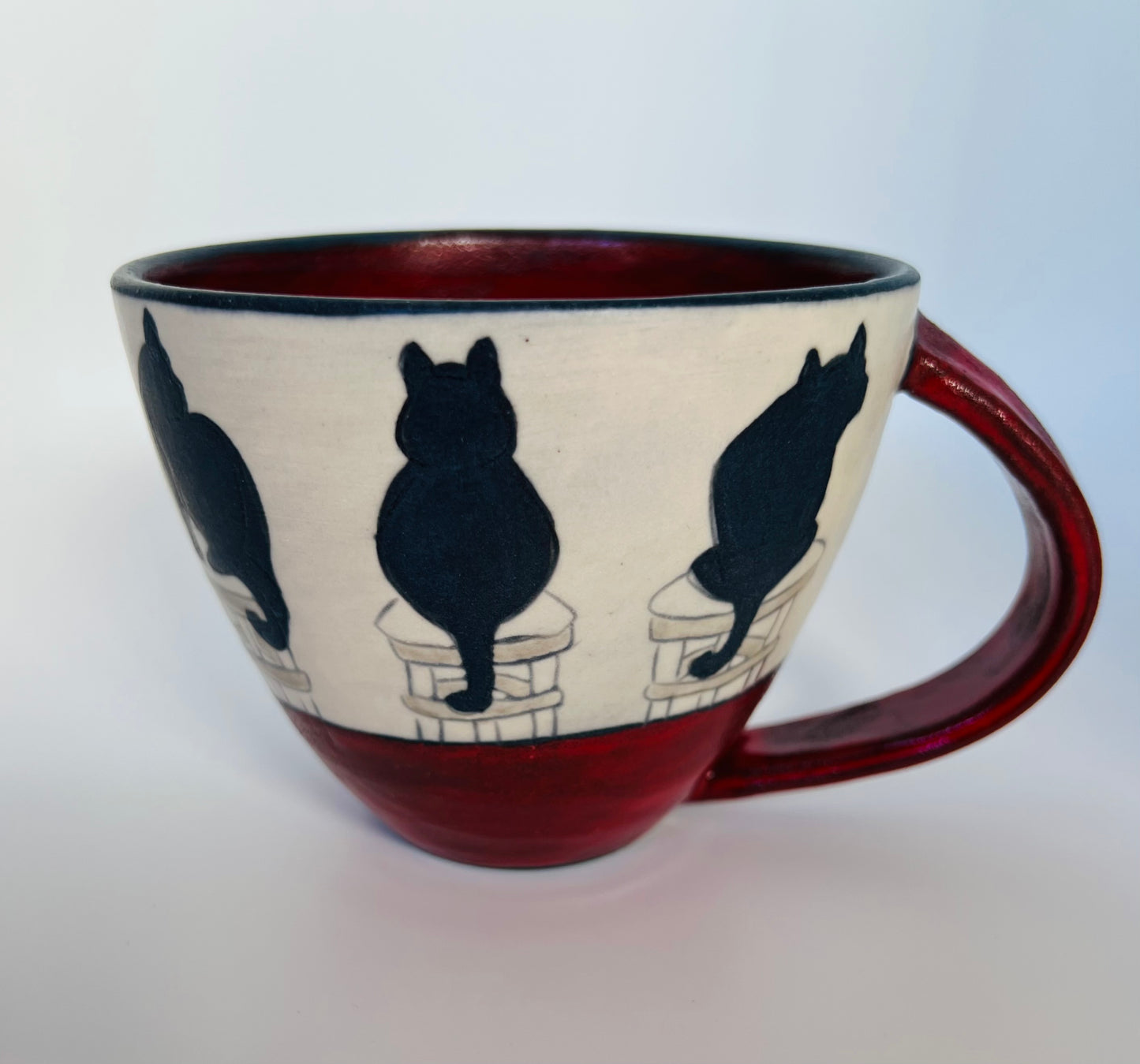 Cats on Latte Cup Jaffee