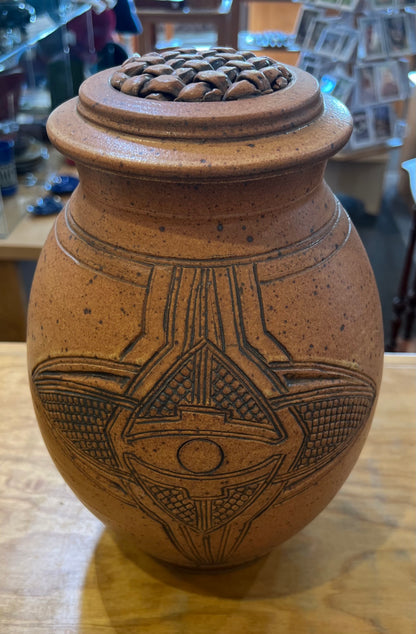 Blaisdell Woven topped Jar 12"