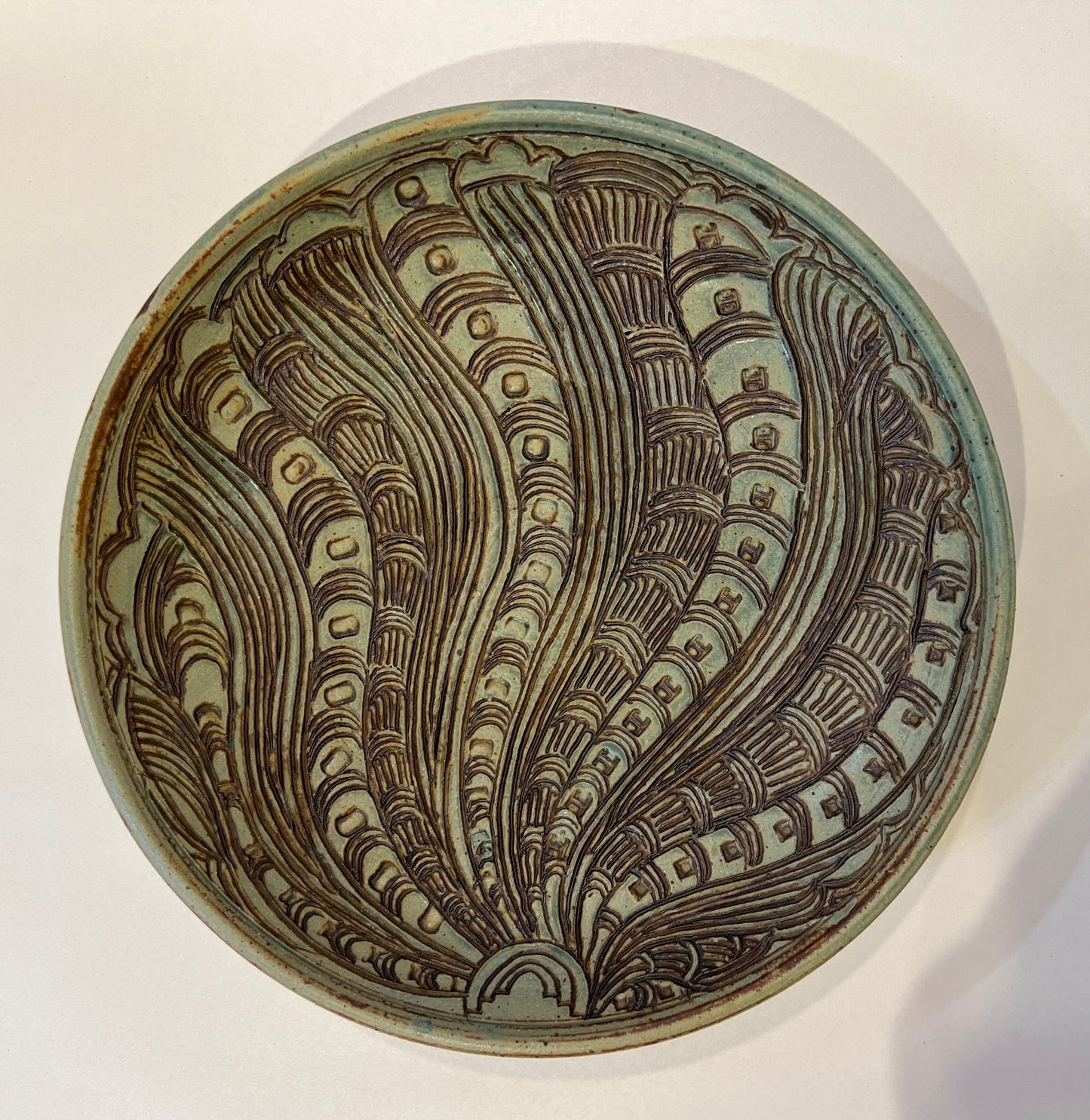 Blaisdell 11" green Plate
