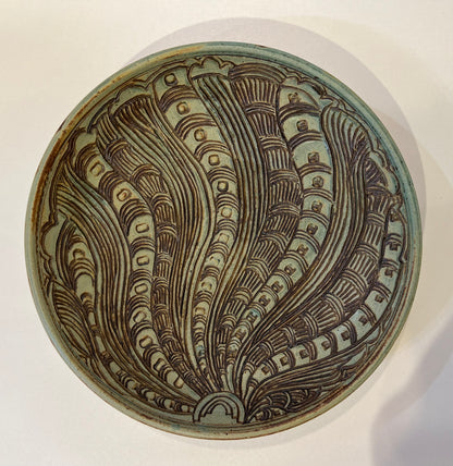 Blaisdell 11" green Plate