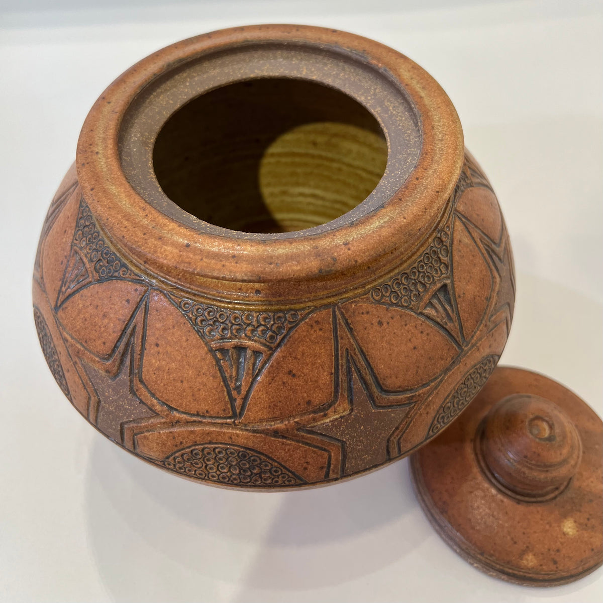 Blaisdell covered jar