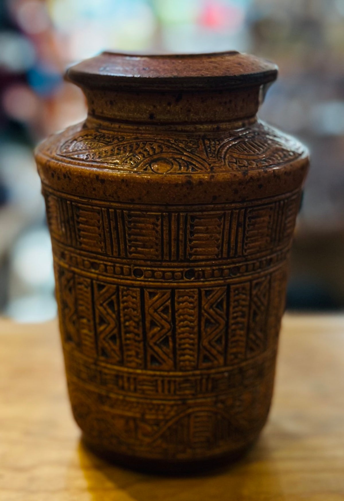 Blaisdell Lidded Jar 8"